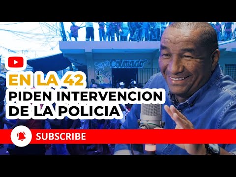 EN LA 42!!! PIDEN INTERVENCION POLICIAL POR LOS TETEOS