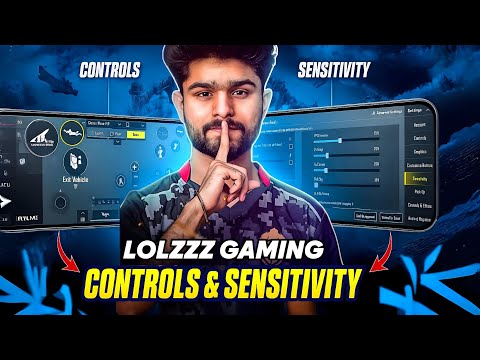 LOLZZZ GAMING SENSITIVITY & CONTROL CODE 🔥 LOLZZZ GAMING BGMI SENSITIVITY | BGMI SENSTIVITY 2025 