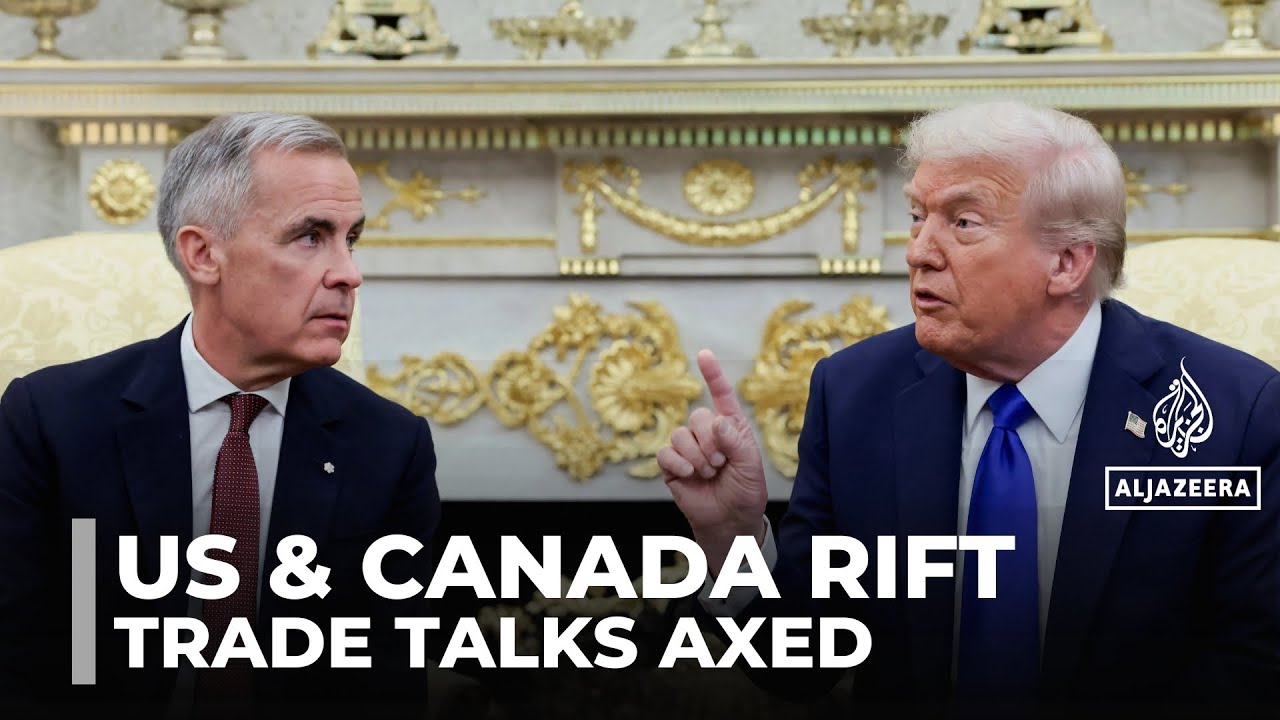 US terminated Canada trade talks: Trump says advert interferes with Supreme Court case