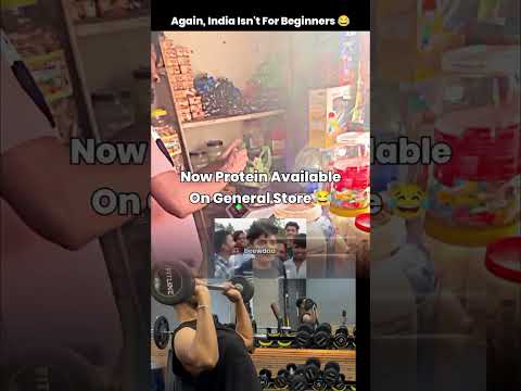 India Is Not For Beginners 😂😆 #gym #fitneess #ytshorts #funny y