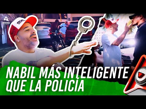 BROMA A DJ NABIL DONDE SE LE PONE BRUTO A LA POLICIA CUANDO LE PIDEN UN STOP