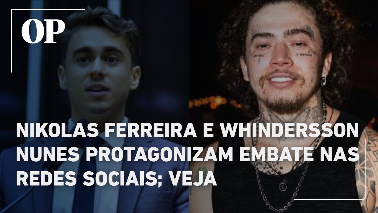 Nikolas Ferreira e Whindersson Nunes protagonizam embate nas redes sociais; veja