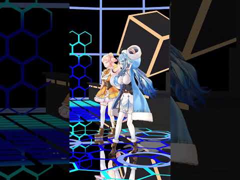 Vtuberの動画サムネイル - 【mmd】V/HIMEHINA #桃鈴ねね #雪花ラミィ #ねねらみ #ホロライブmmd  #mmdホロライブ