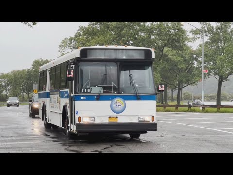 MTA Bus Rodeo 2023: bus action (including Ex-Bee Line Orion 5 #174 and #180)