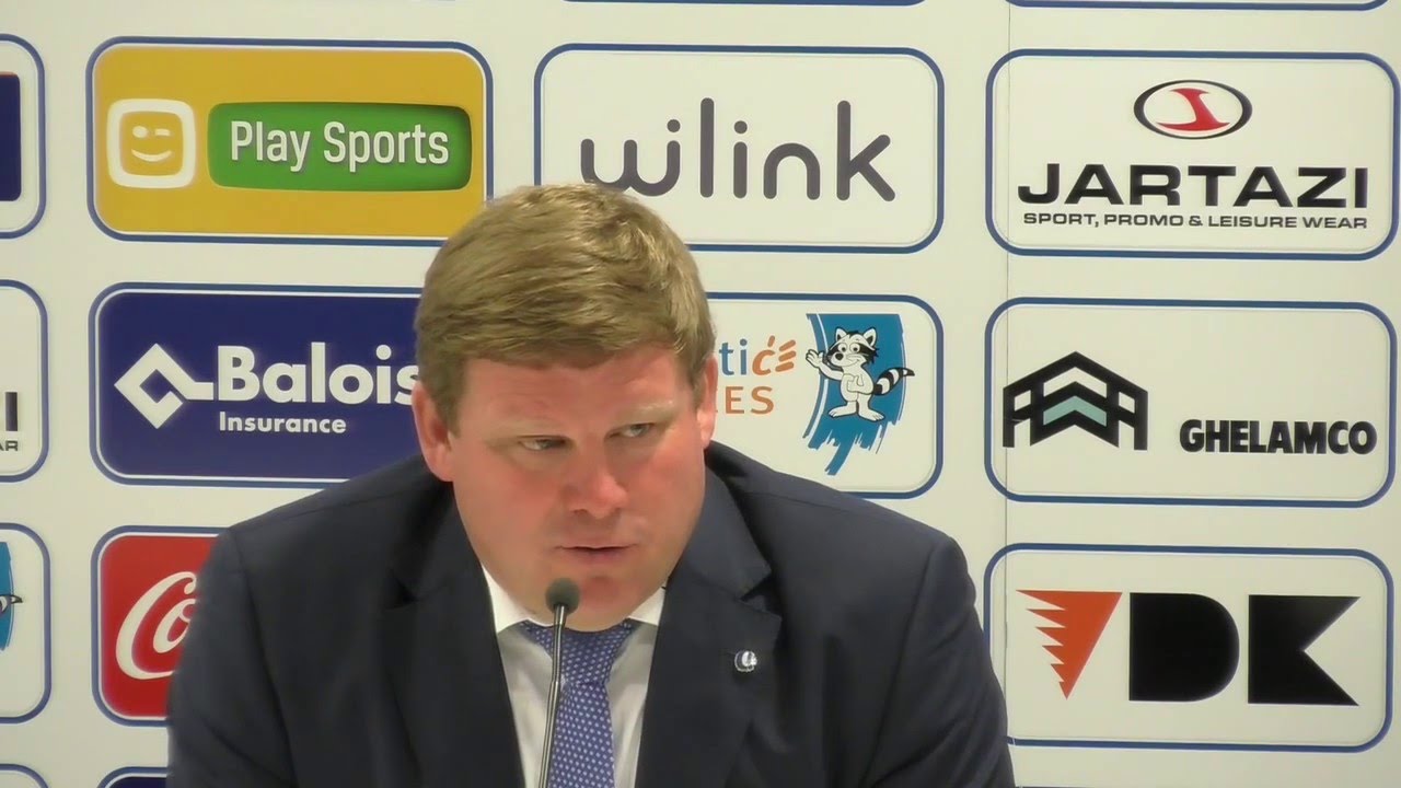 Persconferentie na KAA Gent - Club Brugge