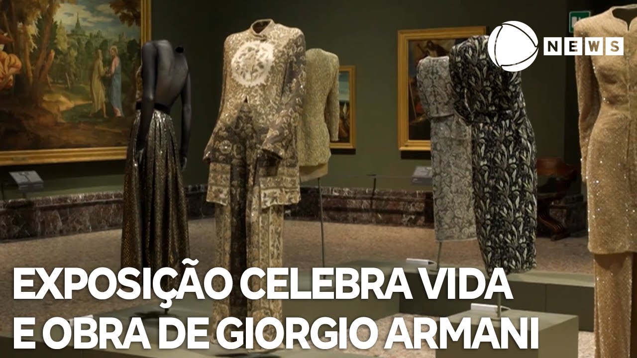 Exposição em Milão celebra vida e obra de Giorgio Armani