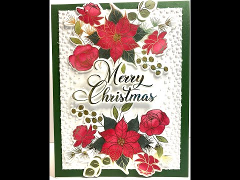 Holiday Floral Card - Christmas Card 5