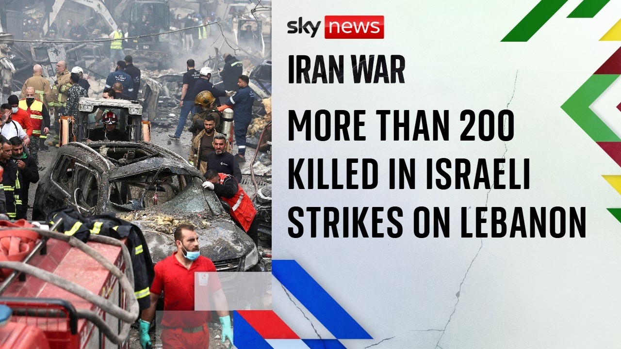 '100 targets in 10 minutes': Lebanon hit by wave of Israeli strikes