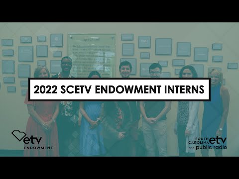 screenshot of youtube video titled 2022 ETV Endowment Interns