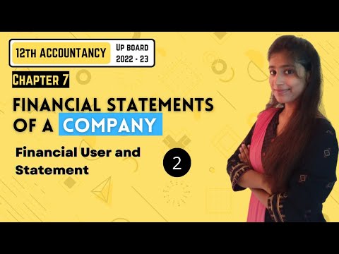 Chapter 7 | Financial Statements Of A Company| Part – 2 | Accounts 12TH UP Board 2022-23 #12thboards