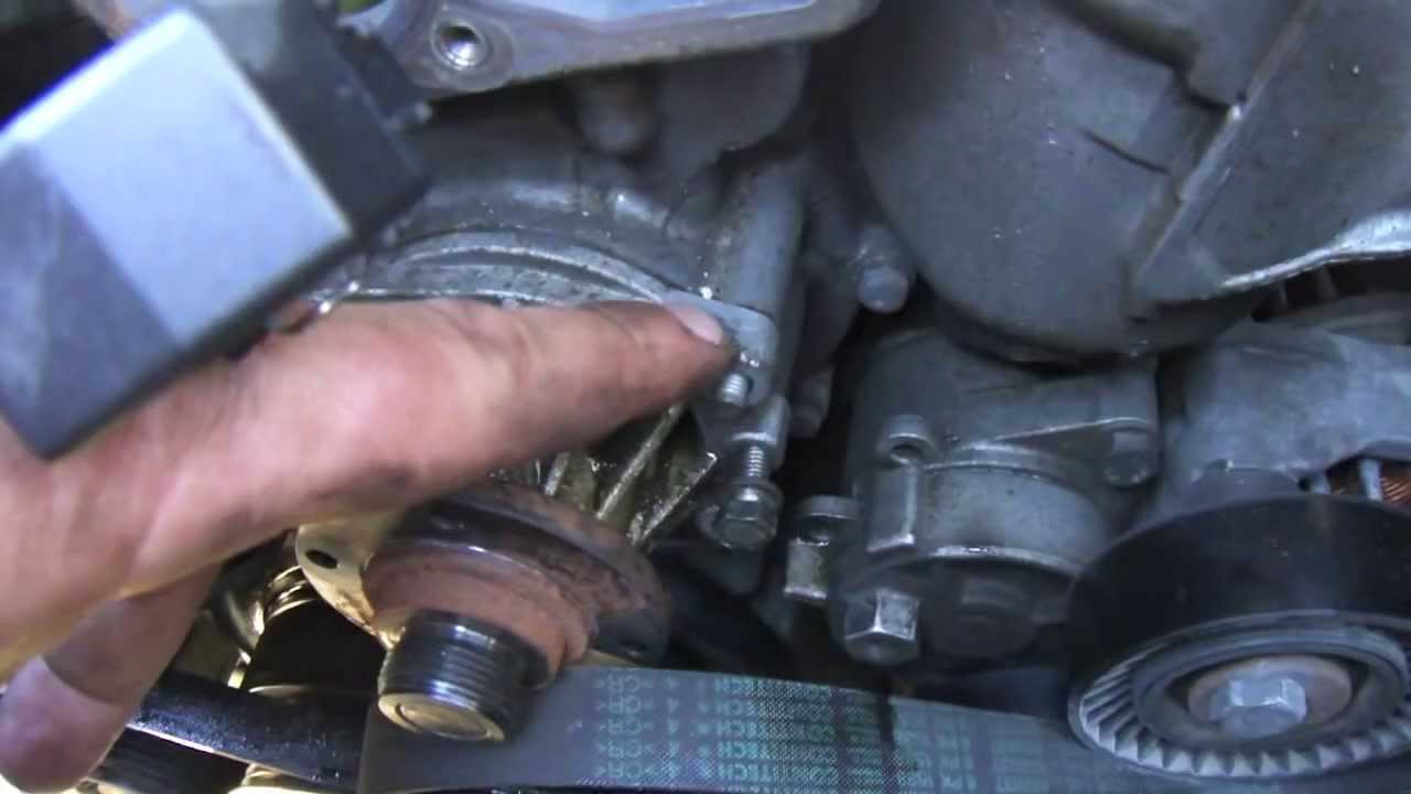 How to change 2000 bmw water pump #7