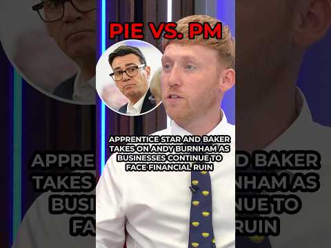 Pie vs. Prime Minister? Viral baker CALLS OUT Andy Burnham as booming business faces store closures