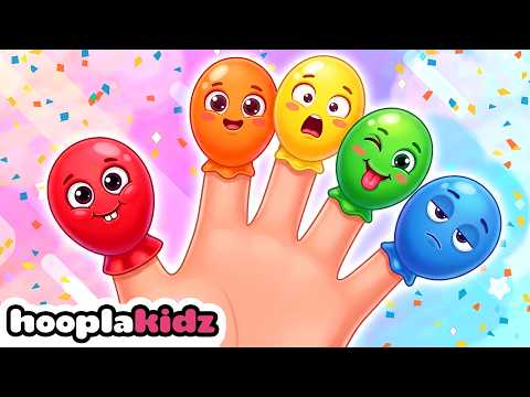 EP 2 | Balloon Finger Family Song - Happy Birthday | HooplaKidz Nursery Rhymes