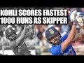 Virat Kohli completes fastest 1000 runs as ODI skipper ,Beats deVilliers, Ganguly