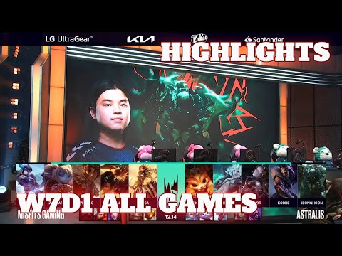 LEC W7D1 All Games Highlights | Week 7 Day 1 S12 LEC Summer 2022