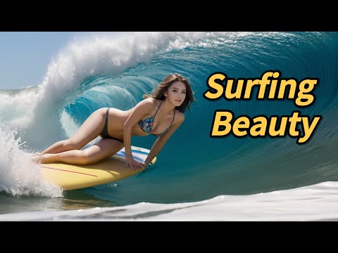 [AI Journey] Surfing Beauty   #AIJourney #Surfing #Beauty