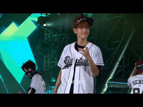 160930 The EXO'rDIUM in Hangzhou - Lucky one, BAEKHYUN FOCUS 백현