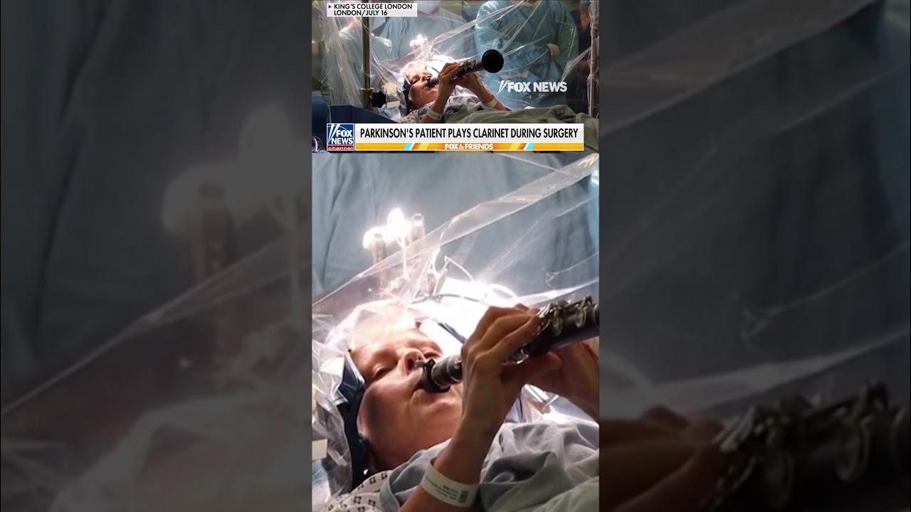 WATCH: Parkinson's patient plays clarinet DURING brain surgery #fox #news #foxnews #us #parkinsons