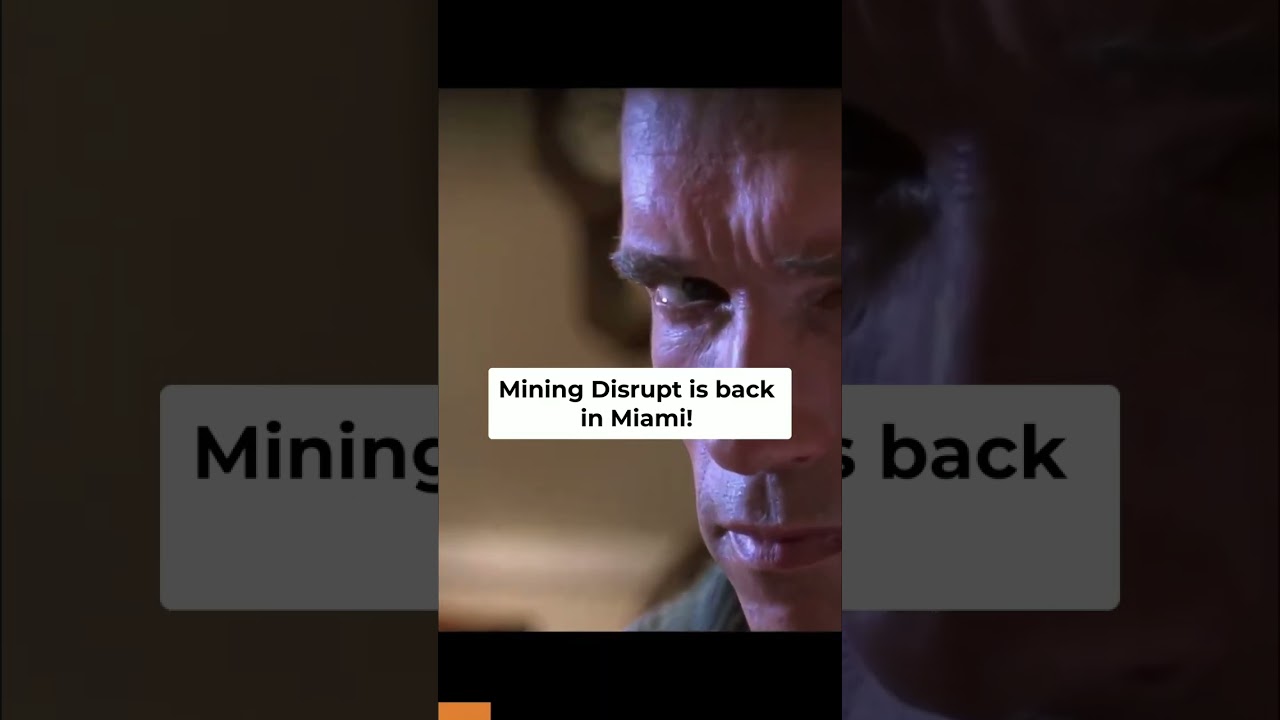 Mining Disrupt Miami: Biggest Crypto Mining Event Announcement! shorts