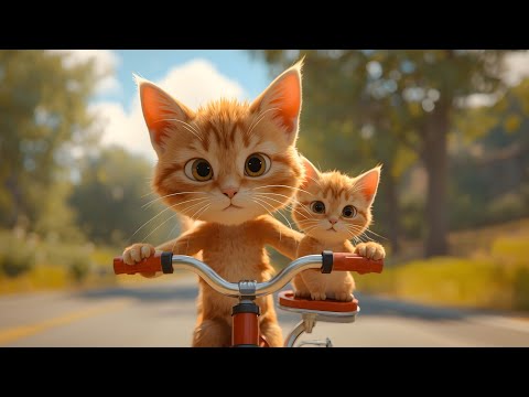 Mama Cat & Baby Cat Tricycle Days | Miniature World Cinematic Short | #foryou #viral #mamacat 