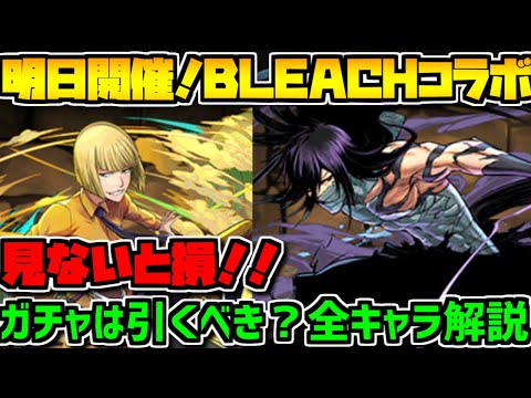 明日開催！BLEACH全キャラ完全解説！ガチャは引くべき？【パズドラ】