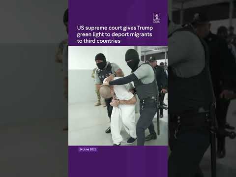 US supreme court gives Trump green light to deport migrants to third countries