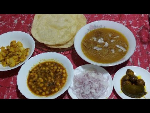 #short |Halwa Puri recipe | Homemade Puri Halwa | Rawaiti halwa Puri.