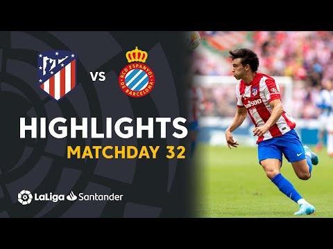 Resumen de Atlético de Madrid vs RCD Espanyol de Barcelona (2-1)