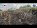 Ukrainian firefighters come under shelling in Donetsk