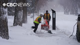 Snowstorm leads to closed schools and roads in Saskatchewan