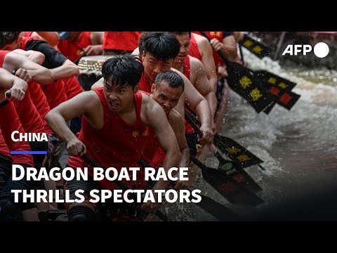 South China's 'fast and furious' dragon boat racing turns heads | AFP