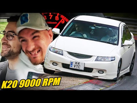 9000 RPM K20 Honda Accord Euro R! // Nürburgring