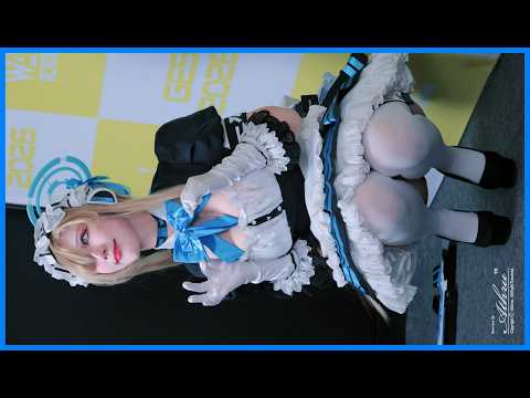 Model. 청청님 -블루아카이브 '이치노세 아스나' 코스프레 Blue Archive 'Ichinose Asuna' cosplay  2026 GES 4k60p fancam