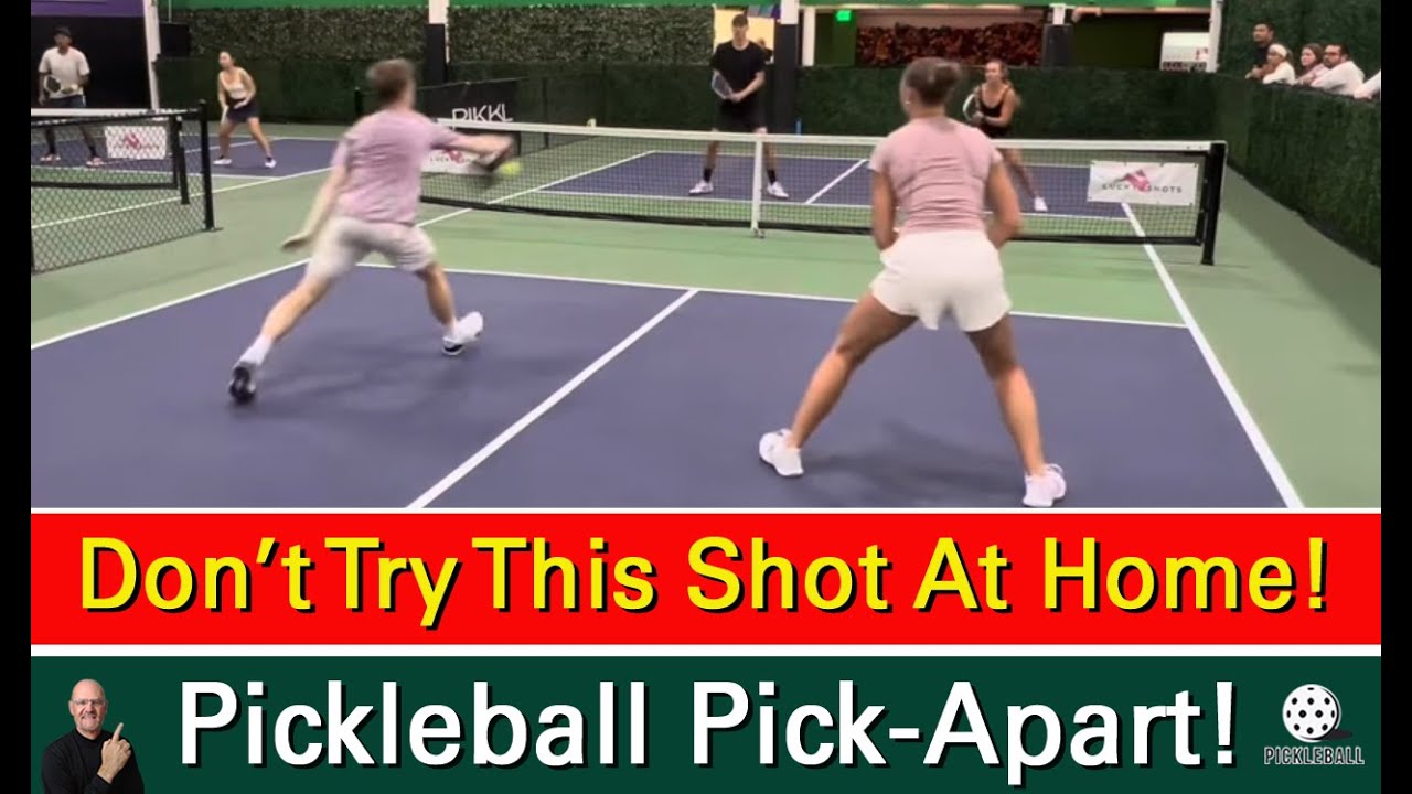 Pickleball! There's Nothing Easy About This Shot!
