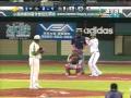 CPBL 20090514 5局下 火哥雷射肩 張建銘六星級七星級八星級雙殺守備