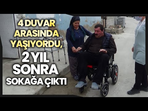 Akülü Arabasına Kavuşan Kemalettin Koruk, “Dünyalar Benim Oldu”