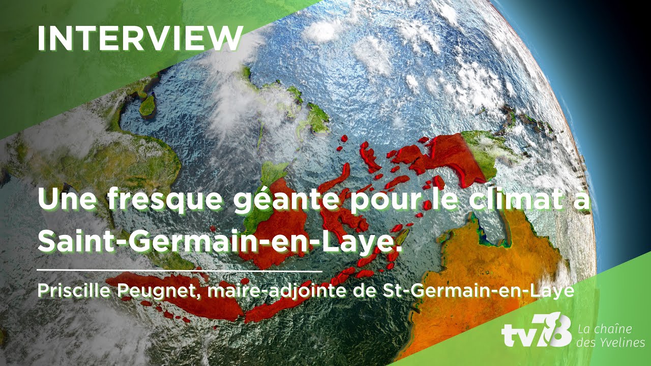 Saint-Germain-en-Laye lance sa fresque du climat géante