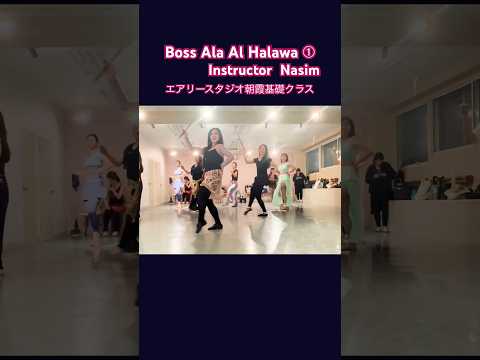 【ベリーダンス】Boss Ala Al Halawa ① / 講師ナシーム / 振付木村カスミ / #saidi#bellydance #bellydancelesson #エアリースタジオ