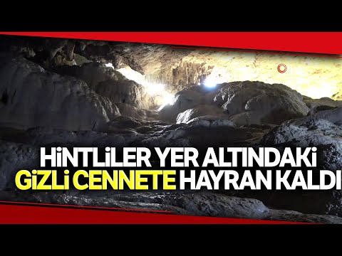 'Yeraltındaki Gizli Pamukkale' Kaklık Mağarası Turistlerin İlgi Odağı Oldu