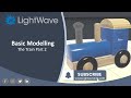 Lightwave 3D Basic Modelling  - The Train Part 2