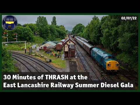 30 Minutes of THRASH at the East Lancashire Railway Summer Diesel Gala | 02/07/22