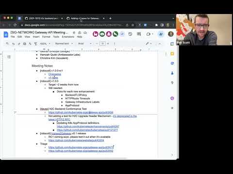 SIG Network Gateway API meeting for 20231016