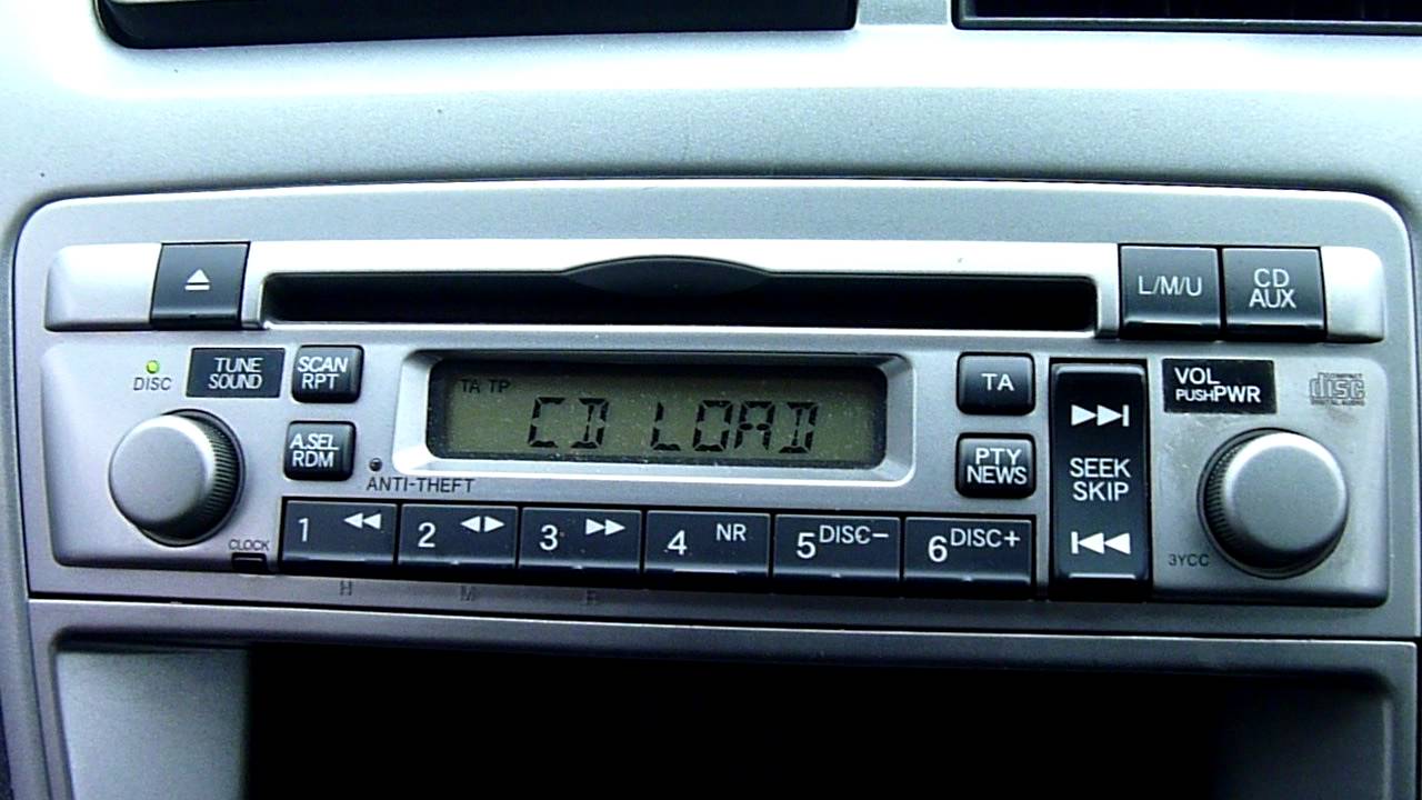 Honda civic cd player error code #5