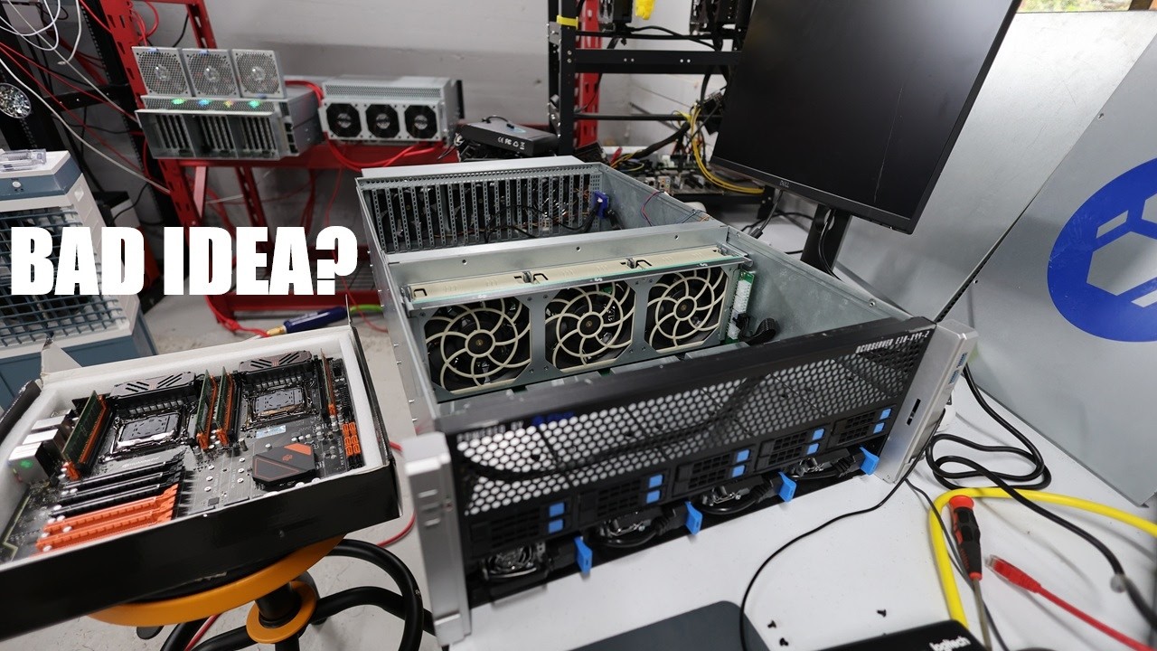 I bought this $600 "AI" GPU Rental SERVER!