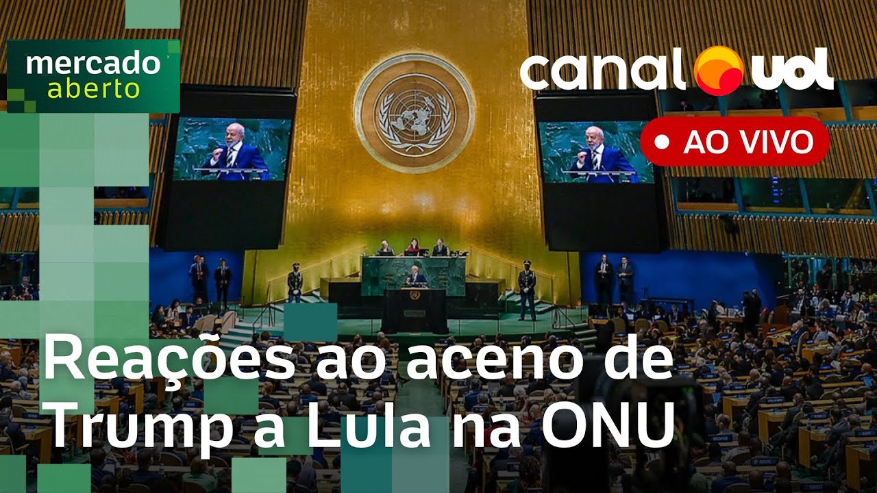 Aceno de Trump a Lula movimenta mercados; destaques dos discursos na ONU e mais notícias ao vivo