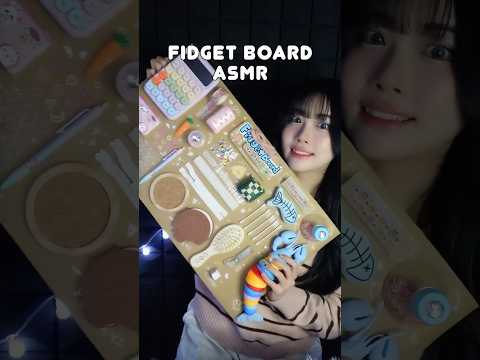 ASMR｜大きなフィジェットボードでASMR🎀🫧Fidget Board #Shorts