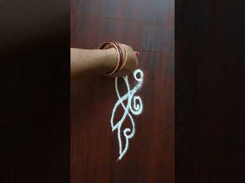 Side Design | Beautiful Rangoli Border | Simple Kolam27 October 2025