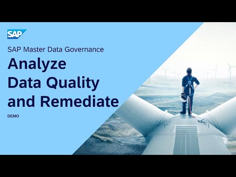 Analyze Data Quality and Remediate Issues  | SAP Master Data Governance, Cloud Edition | SAP BTP