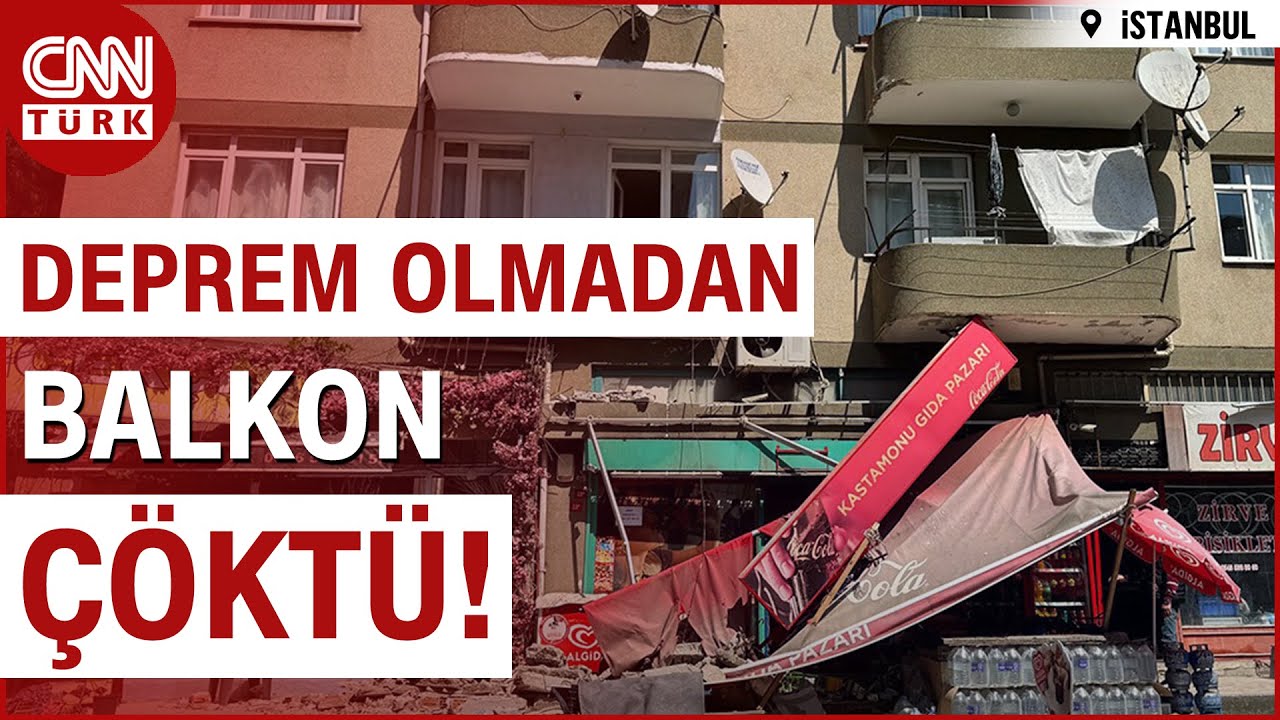 Bir Binanın Balkonu Çöktü, Kentsel Dönüşüm Yine Gündem Oldu! İstanbul Depreme Hazır Mı?
