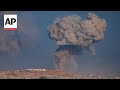 Explosions visible in Gaza from southern Israel as war with Hamas grinds on